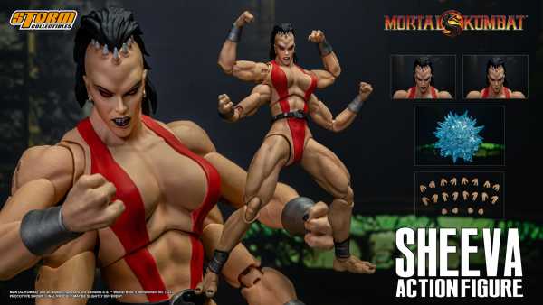 VORBESTELLUNG ! Storm Collectibles Mortal Kombat 1/12 Sheeva 18 cm Actionfigur