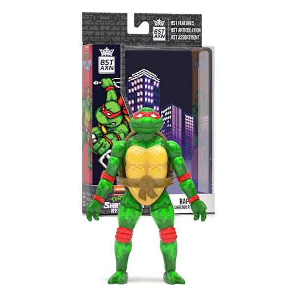 Teenage Mutant Ninja Turtles BST AXN NES 8-Bit Raphael Exclusive 13 cm Actionfigur