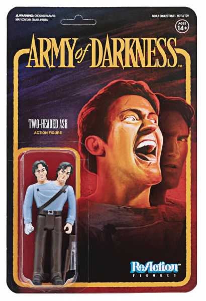 ARMY OF DARKNESS TWO-HEADED ASH REACTION ACTIONFIGUR