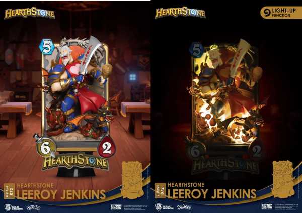 VORBESTELLUNG ! Hearthstone: Heroes of Warcraft D-Stage Leeroy Jenkins 16 cm PVC Diorama