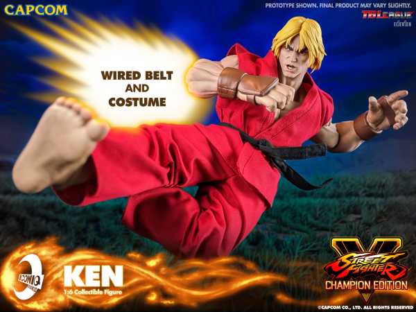 VORBESTELLUNG ! Street Fighter 1/6 Ken Masters 30 cm Actionfigur