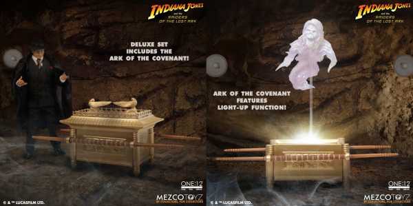 VORBESTELLUNG ! One:12 Collective Indiana Jones ROTLA Major Toht and the Ark of the Covenant DLX Box