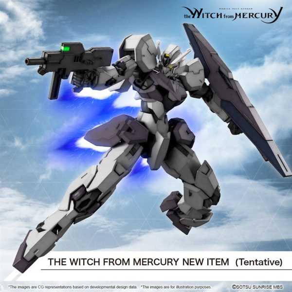 MOBILE SUIT GUNDAM THE WITCH FROM MERCURY HG 1/144 NEW ITEM TENTATIVE MODELLBAUSATZ