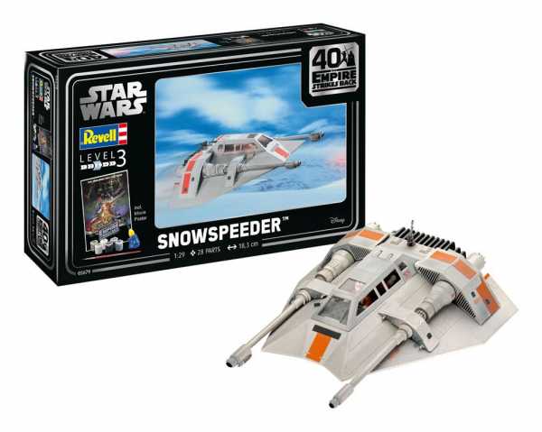AUF ANFRAGE ! Star Wars 1/29 Snowspeeder - 40th Anniversary 19 cm Modellbausatz