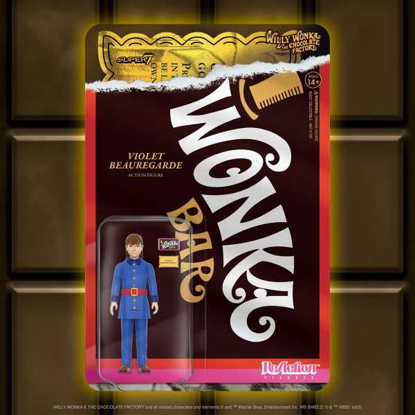 VORBESTELLUNG ! Willy Wonka and the Chocolate Factory Violet Beauregarde ReAction Actionfigur