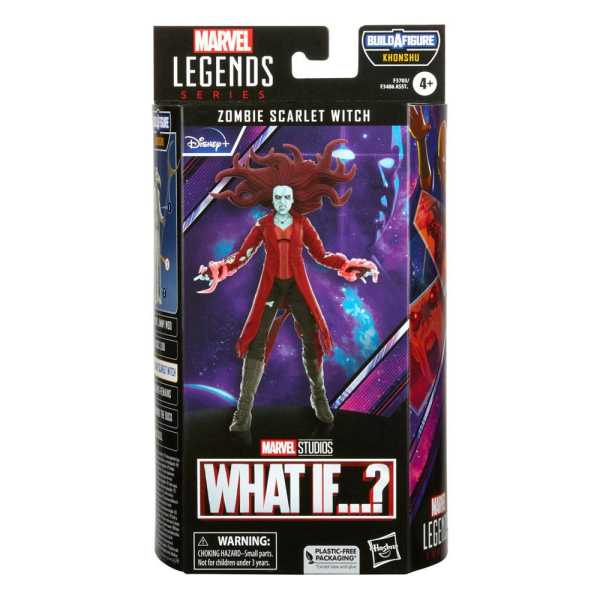 What If...? Marvel Legends Khonshu Wave Zombie Scarlet Witch 15 cm BaF Actionfigur