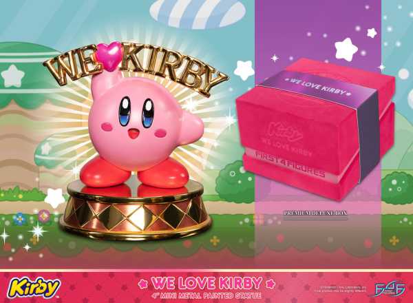 VORBESTELLUNG ! Kirby We Love Kirby 10 cm DieCast Statue