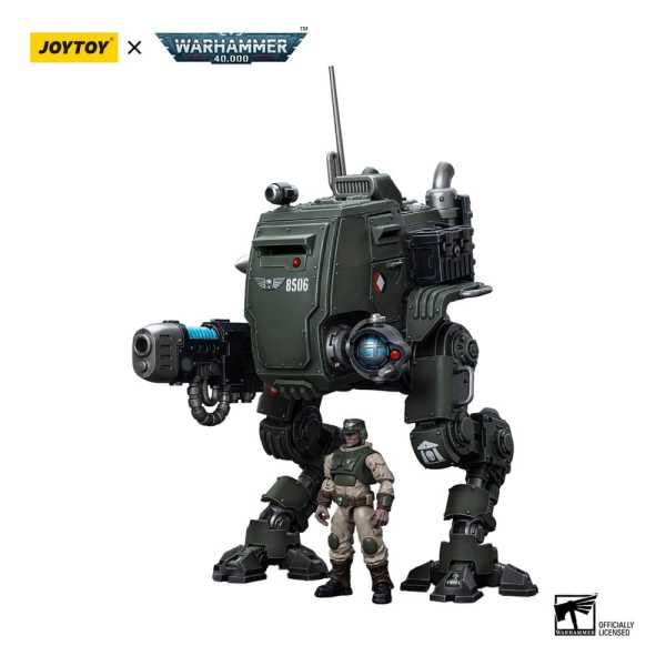 VORBESTELLUNG ! Joy Toy Warhammer 40k Astra Militarum Cadian Armoured Sentinel Actionfiguren Set