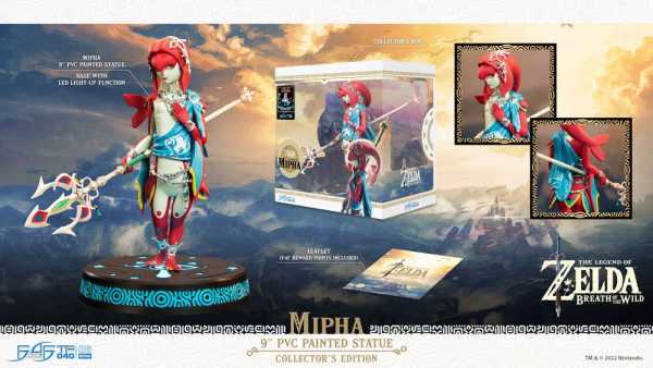 The Legend of Zelda Breath of the Wild Mipha 22 cm PVC Statue Collector's Edition