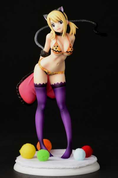 VORBESTELLUNG ! Fairy Tail 1/6 Lucy Heartfilia Halloween CAT Gravure Style 25 cm Statue