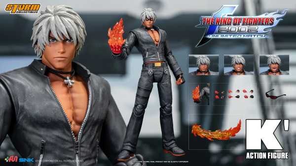 VORBESTELLUNG ! STORM COLLECTIBLES K' THE KING OF FIGHTERS 2002 UNLIMITED MATCH ACTIONFIGUR