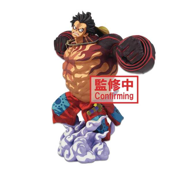 One Piece World Figure Colosseum 3 Monkey D. Luffy Gear 4 SMSP Statue Two Dimensions