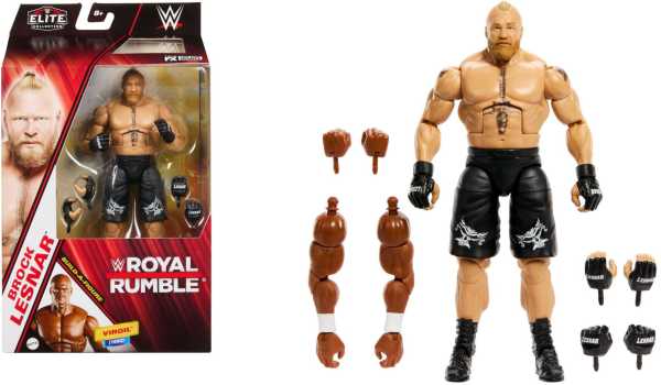 WWE Royal Rumble Elite Build-A-Virgil Brock Lesnar BaF Actionfigur