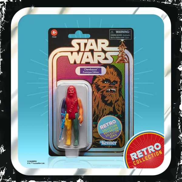 Star Wars Retro Collection 2022 Chewbacca Prototype Edition 10 cm Actionfigur