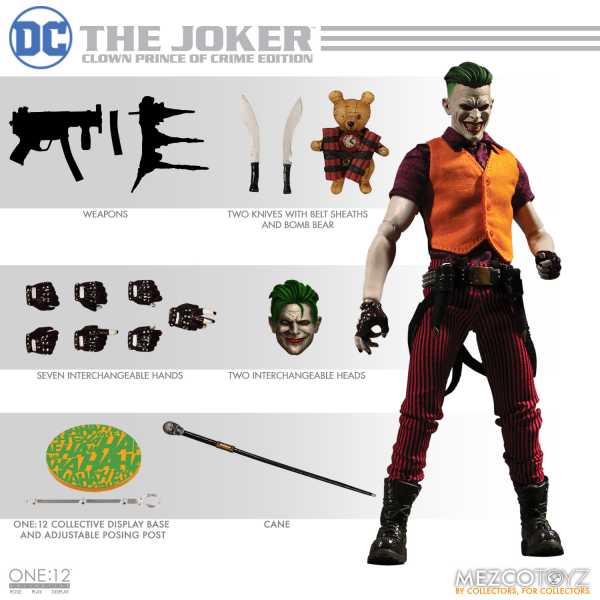 ONE-12 COLLECTIVE DC JOKER CLOWN PRINCE OF CRIME EDITION ACTIONFIGUR