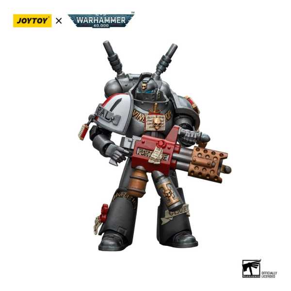 VORBESTELLUNG ! Joy Toy Warhammer 40k Grey K Interceptor Squad Interceptor & Incinerator Actionfigur
