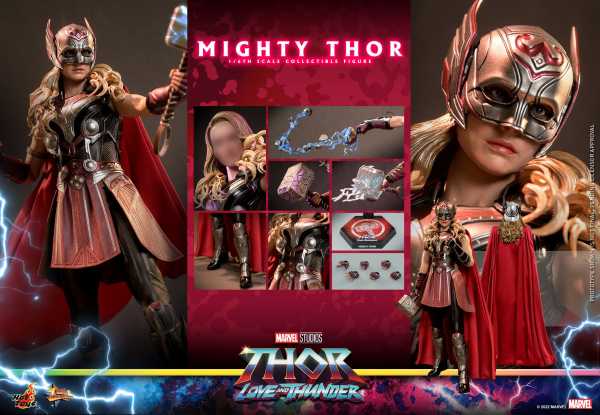 VORBESTELLUNG ! Hot Toys Thor: Love and Thunder Masterpiece 1/6 Mighty Thor 29 cm Actionfigur