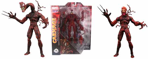 Marvel Select Carnage Actionfigur Disney Exclusive (Defekte Verpackung)