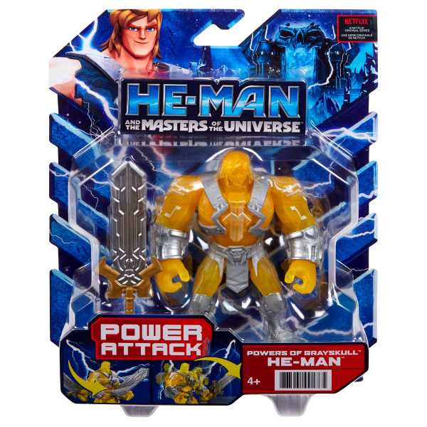 He-Man and The Masters of the Universe Powers of Grayskull He-Man Actionfigur US Karte