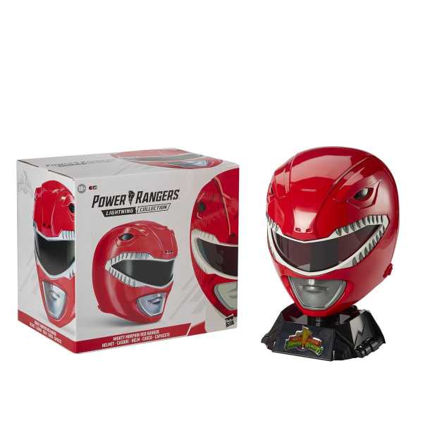 VORBESTELLUNG ! Power Rangers Lightning Collection Premium Red Ranger Helmet Prop Replik
