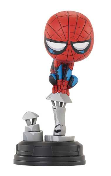VORBESTELLUNG ! Marvel Animated Style Spider-Man on Chimney Statue