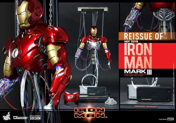 AUF ANFRAGE ! Iron Man Movie Masterpiece 1/6 Iron Man Mark III (Construction V) 39 cm Actionfigur