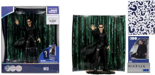 VORBESTELLUNG ! McFarlane Toys Movie Maniacs WB100: The Matrix Neo 6 Inch Scale Posed Figure