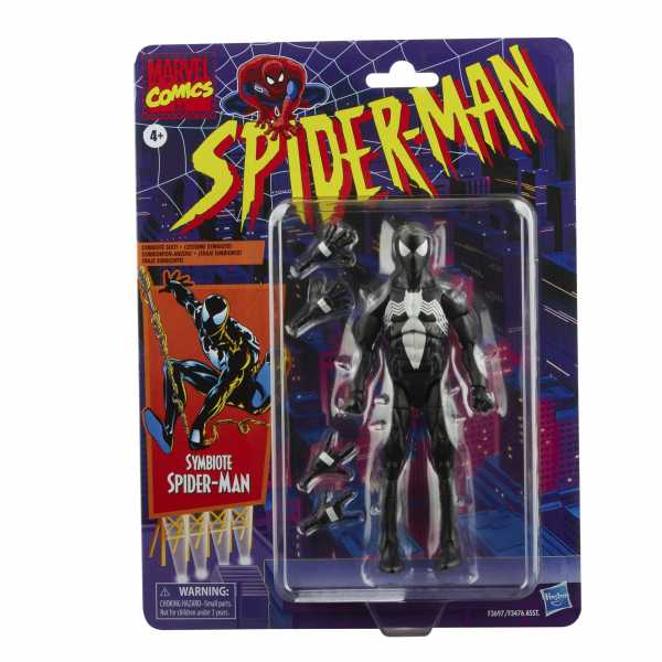 VORBESTELLUNG ! Marvel Legends Spider-Man Retro Symbiote Spider-Man 6 Inch Actionfigur
