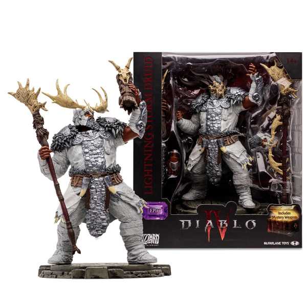 McFarlane Toys Diablo IV Wave 1 Lightning Storm Druid Epic 1:12 Scale Posed Figure