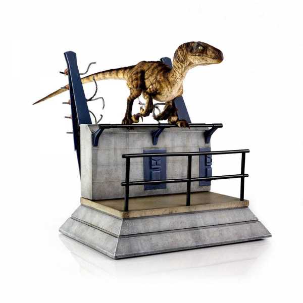 VORBESTELLUNG ! Jurassic Park Breakout Raptor 30 cm Statue
