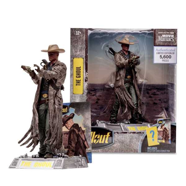 VORBESTELLUNG ! McFarlane Toys Movie Maniacs Fallout TV Series The Ghoul 6 Inch Posed Figure Limited