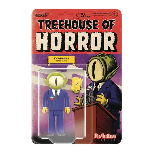 VORBESTELLUNG ! The Simpsons Treehouse of Horror President Kang (Citizen Kang) ReAction Actionfigur