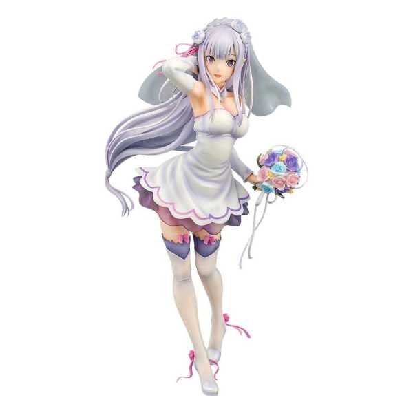VORBESTELLUNG ! Re:ZERO Starting Life in Another World 1/7 Emilia Wedding Version 25 cm PVC Statue