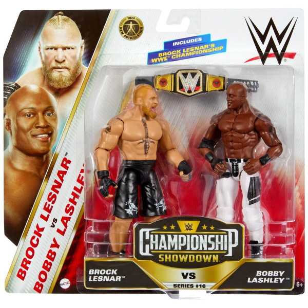 WWE Championship Showdown Series 16 Brock Lesnar vs. Bobby Lashley Actionfiguren 2-Pack