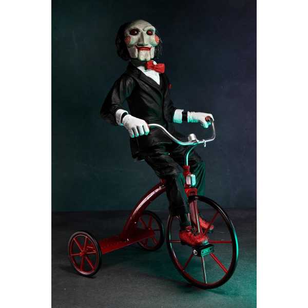 NECA Saw Billy the Puppet with Tricycle and Sound 12 Inch Actionfigur