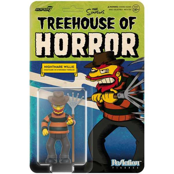 The Simpsons Treehouse of Horror Nightmare Willie ReAction Actionfigur