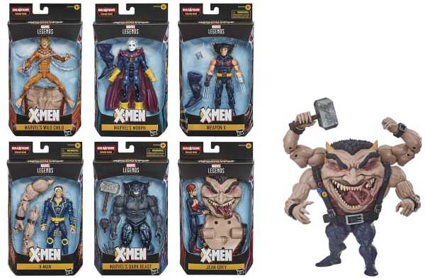 Marvel Legends X-Men Age of Apocalypse Sugar Man BaF Actionfiguren Komplett-Set