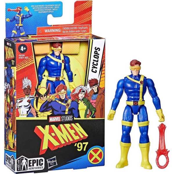 X-Men '97 Epic Hero Series Cyclops 4 Inch Actionfigur