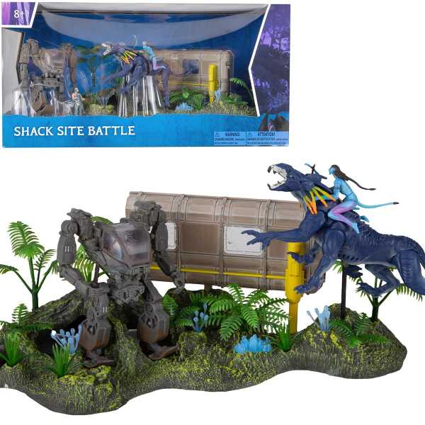 Avatar 1 World of Pandora Link Shack Site Final Battle Story Actionfiguren Set