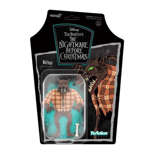 Nightmare Before Christmas Wolfman 3 3/4-inch ReAction Actionfigur