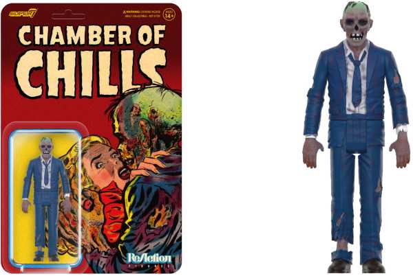PRE-CODE HORROR WAVE 2 CHAMBER OF CHILLS HEARTLESS ZOMBIE REACTION ACTIONFIGUR