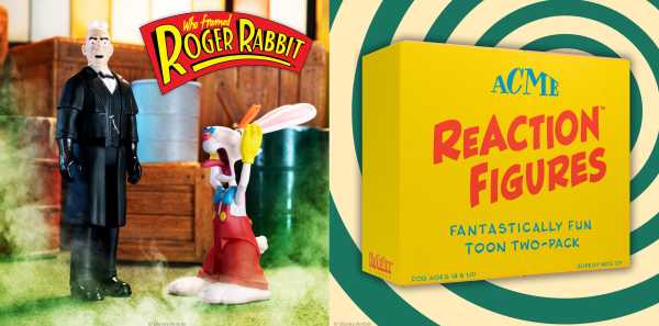 SDCC Who Framed Roger Rabbit Roger Rabbit and Judge Doom ReAction Actionfiguren Set