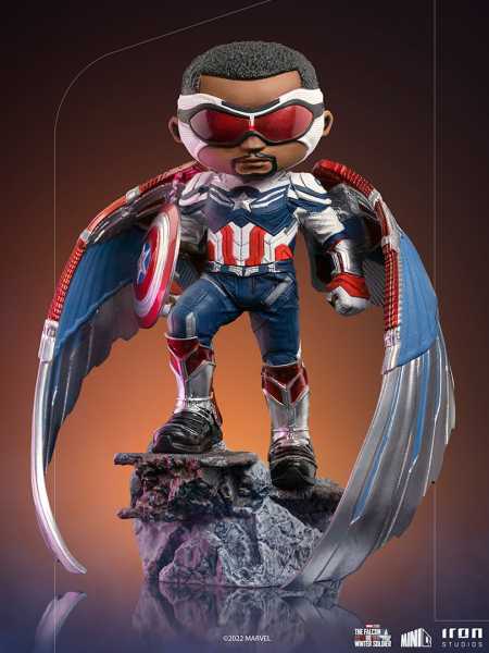 The Falcon and the Winter Soldier Mini Co. Captain America Sam Wilson PVC Figur