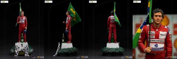 Ayrton Senna 1/10 Ayrton Senna (GP Brazil 1991) 30 cm Art Scale Statue