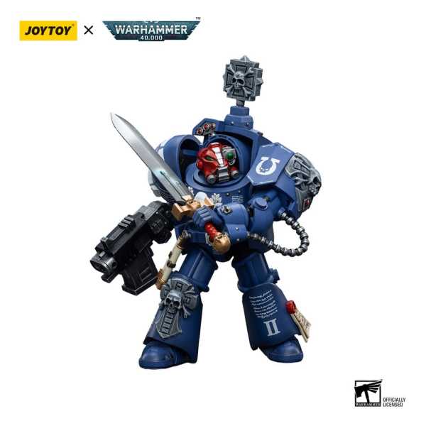 Joy Toy Warhammer 40k 1/18 Ultramarines Terminators Sergeant Terconon Actionfigur