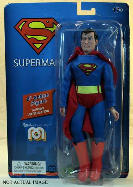 DC Comics Retro Superman 20 cm Actionfigur