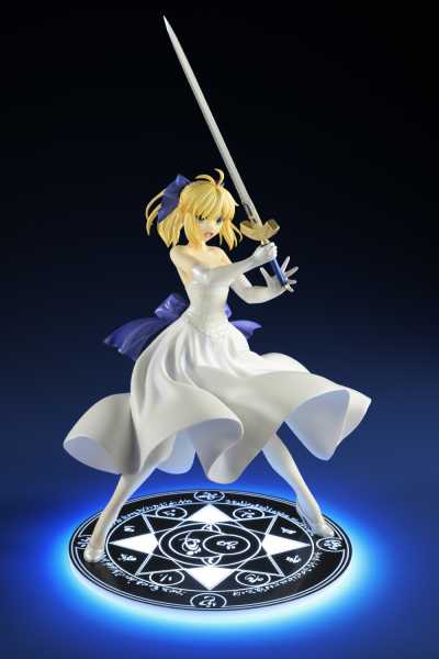 VORBESTELLUNG ! Fate/Stay Night Unlimited Blade Works Saber White Dress Renewal Vers. Statue Re-run