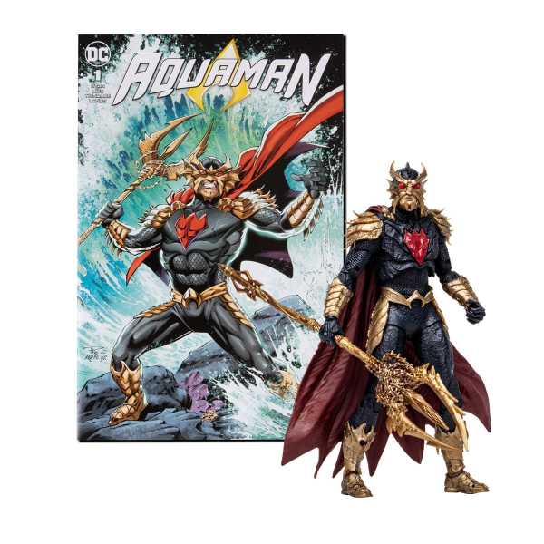 McFarlane Toys Aquaman Page Punchers Wave 3 Ocean Master 7 Inch Actionfigur & Comic Book