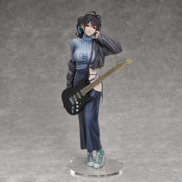 VORBESTELLUNG ! Juroku Illustration Guitar Meimei Backless Dress 26 cm PVC Statue
