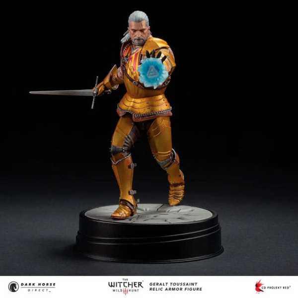 VORBESTELLUNG ! The Witcher 3 Geralt Toussaint Relic Armor 20 cm PVC Statue